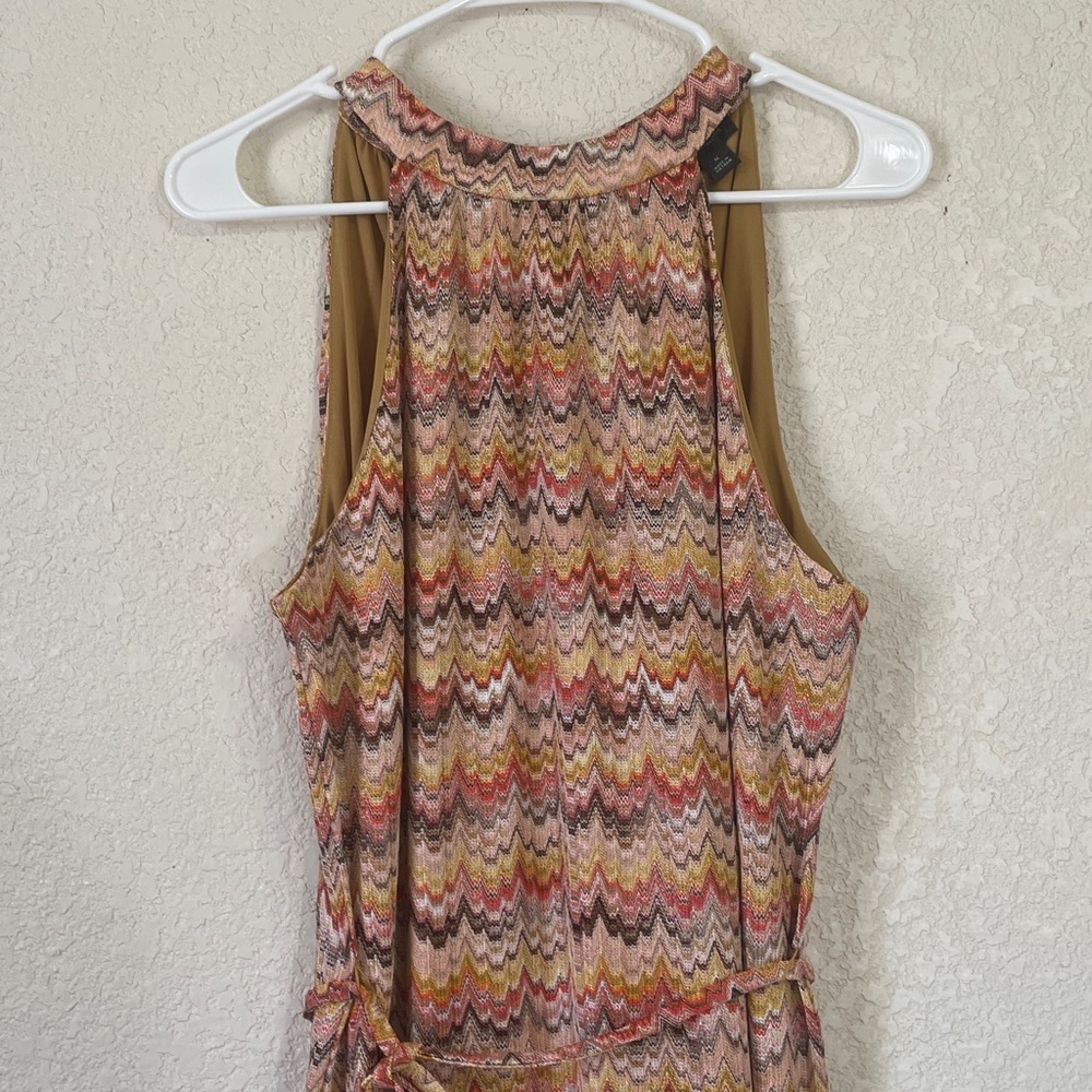 ( NEW ) Ann Taylor Multicolor Sleeveless Dress - Picture 3 of 12